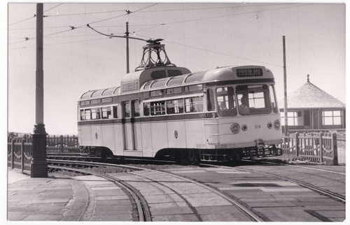 Vintage blackpool tram - vintage,