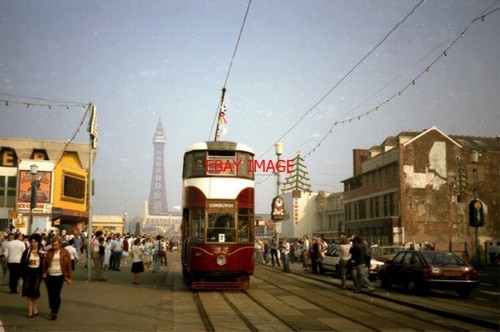 Photo 1985 blackpool - , tramway