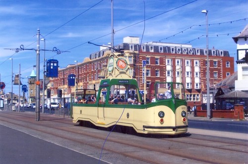 Blackpool open boat tram - blackpool,