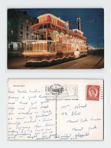 Vintage postcard blackpool - vintage,