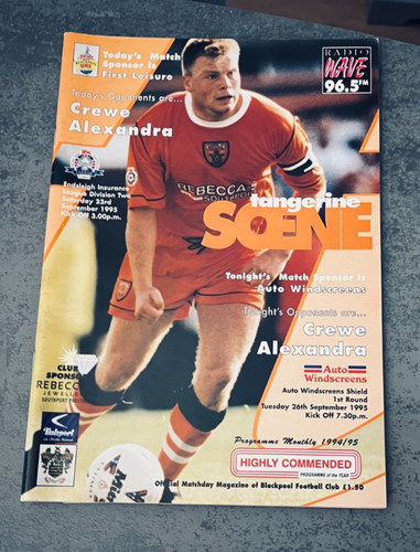 Blackpool crewe alexandra - blackpool,