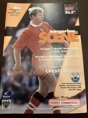 Blackpool chesterfield fc - blackpool,